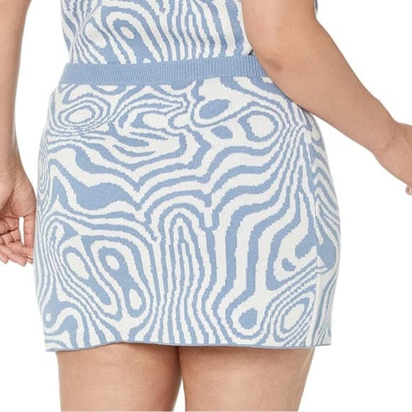 The Drop Women's Ami Fitted Jaquard Mini Sweater Skirt new - Picture 3 of 7